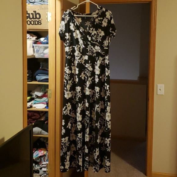Floral Wrap Dress - Picture 1 of 2